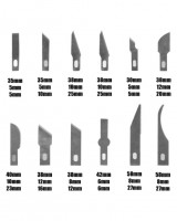 Набор ножей для резьбы по дереву Xiaomi Deli Utility Knife DL-DP1 (16 лезвий) черный