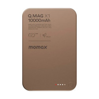 Powerbank магнитный с MagSafe Momax Q. Mag X1 10000mAh IP117ACNL2 золотой