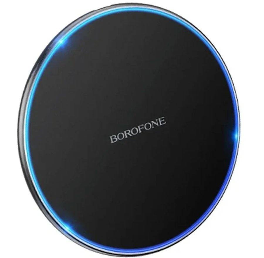 Беспроводное зарядное устройство Borofone BQ3 Pro Ultra Slim QI 15W черное