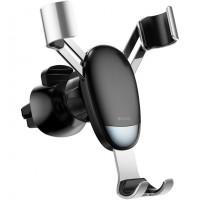 Держатель в автомобиль в воздуховод Baseus Mini Gravity SUYL-G0S серебристый