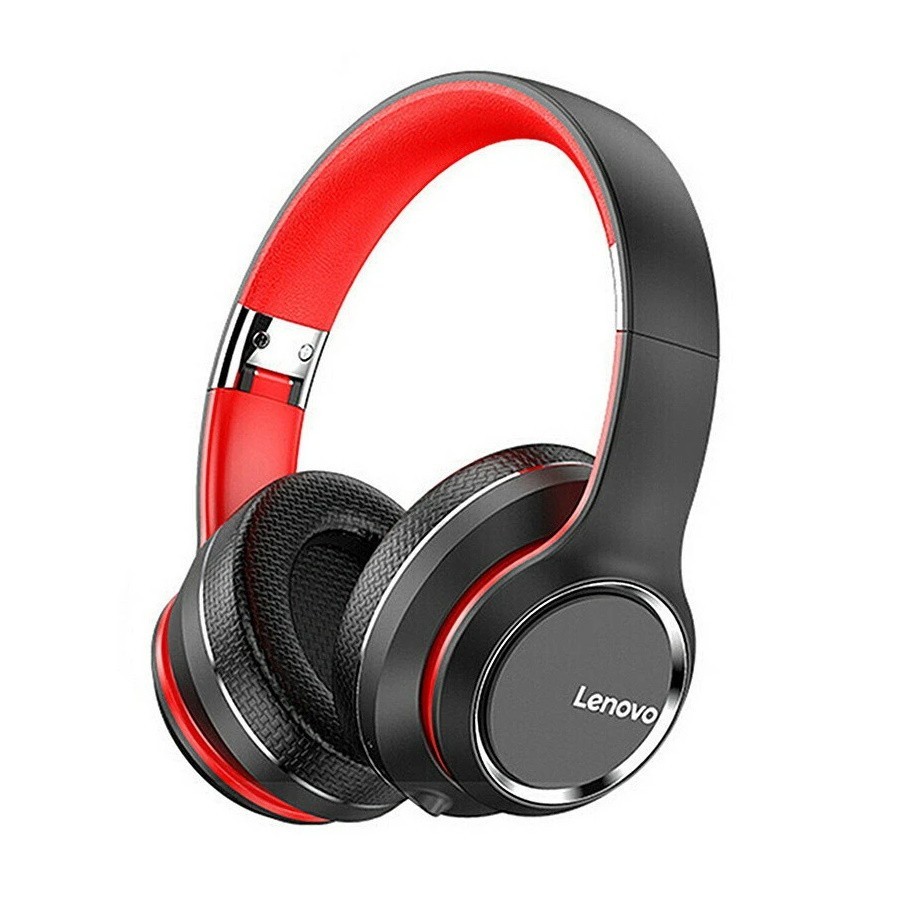 Стереонаушники Bluetooth полноразмерные Lenovo HD200 BT5.0/500mAh/20ч черные