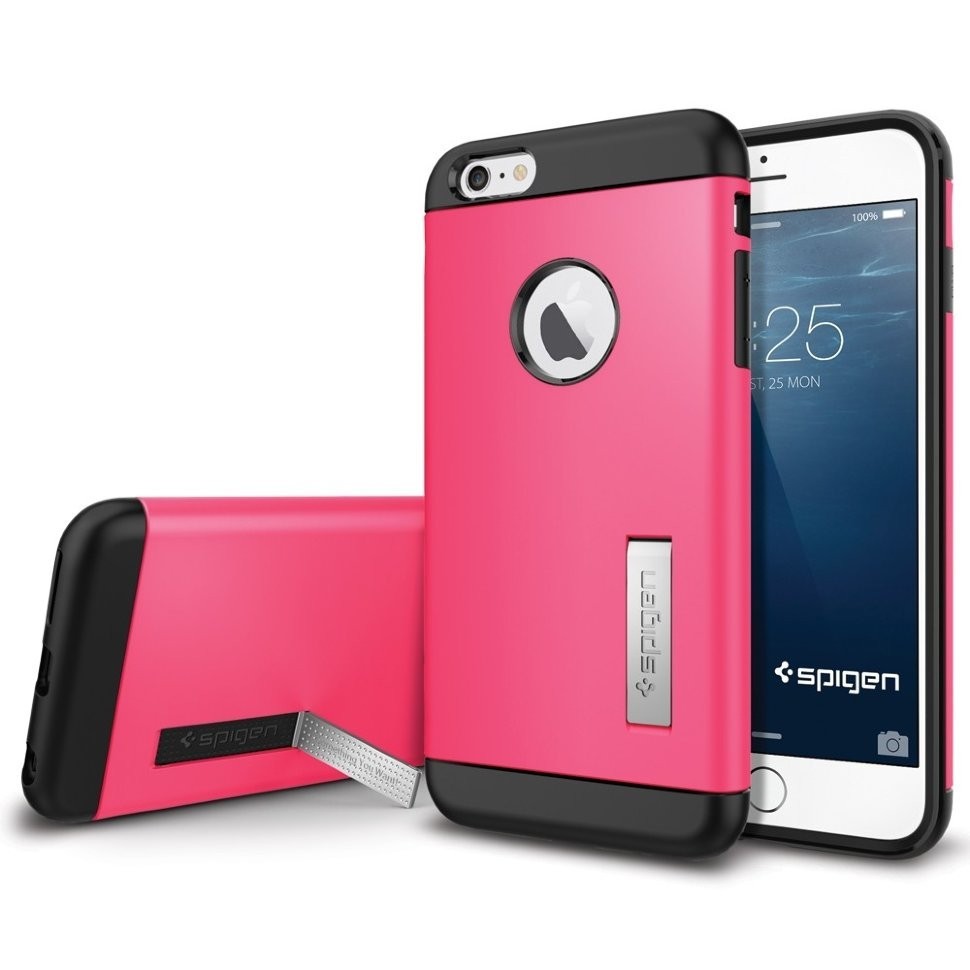 Чехол Spigen для i-Phone 6 Plus " Slim Armor Series SGP10908 розовый