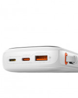 Powerbank Baseus Qpow Pro Digital Display 10000mAh 20W 1USB/1C/кабель Lightning (PPQD020002) белый