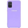 Накладка для Samsung Galaxy A02S/M02S Silicone cover лаванда