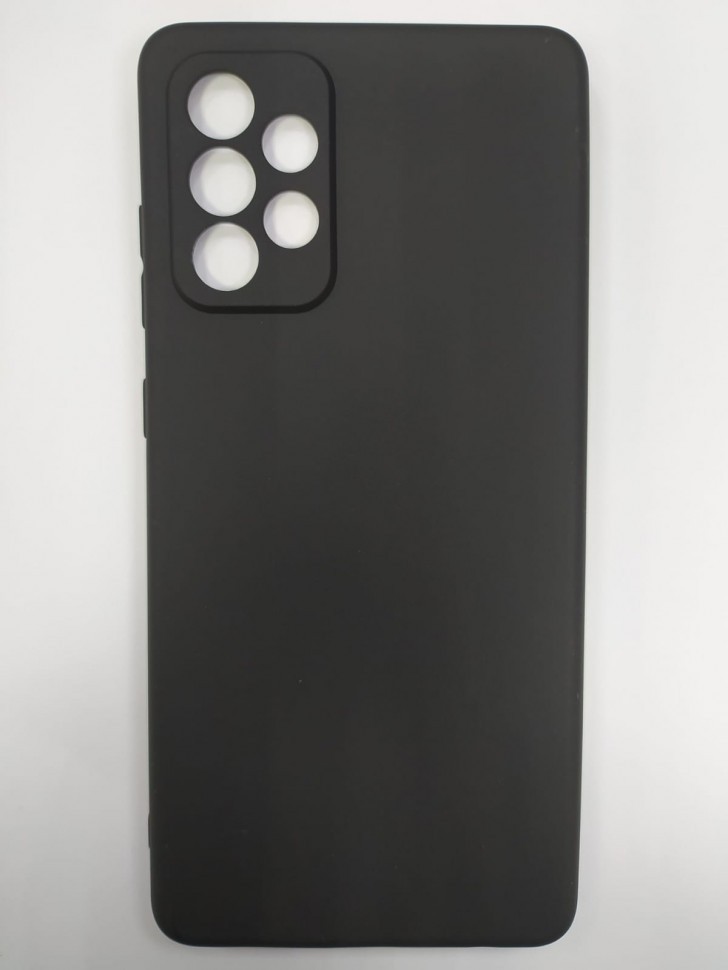 Накладка для Samsung Galaxy A72 силикон матовый разноцветный