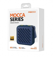 Bluetooth колонка Recci Mocca RSK-W33 синяя