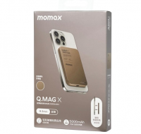 Powerbank магнитный с MagSafe Momax Q. Mag X 5000mAh IP116ACNL2 золотой
