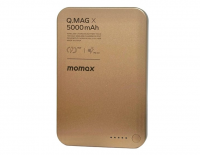 Powerbank магнитный с MagSafe Momax Q. Mag X 5000mAh IP116ACNL2 золотой