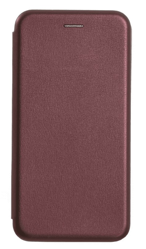 Чехол-книжка Samsung Galaxy A50S Fashion Case кожаная боковая малиновая