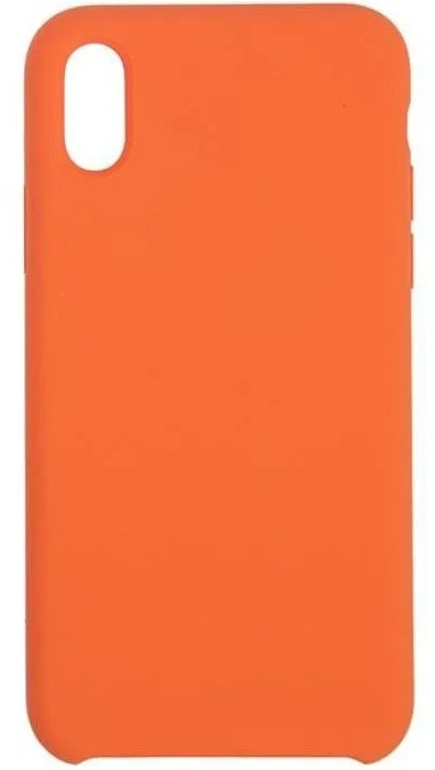 Чехол-накладка  i-Phone X/XS Silicone icase  №02 абрикосовая