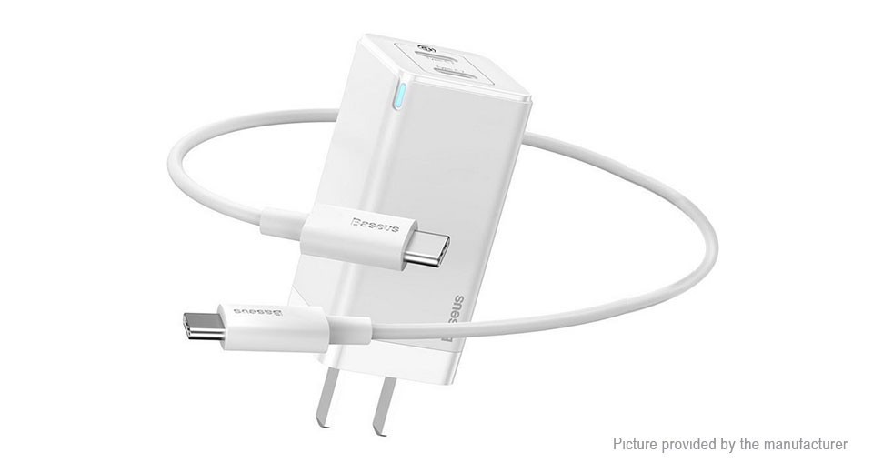 Сетевое зар. устр. Baseus GaN Mini Quick Charger 2C 45W (CCGAN-M02) белое