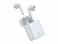 Мобильная Bluetooth-гарнитура Baseus Encok W09 IP54 V5.0 сенсорная (NGW09-02) белая