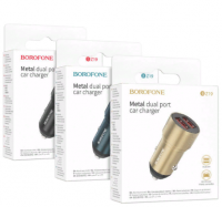 Автомобильное заряд. устр. Borofone BZ19B 2USB QC3.0 36W черное