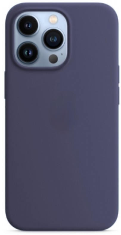 Чехол-накладка  i-Phone 13 Pro Silicone icase  №20 тёмно-синяя