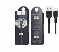 Usb Кабель-зарядка Type-C Hoco X20 Flash 3A 1м силиконовый чёрный