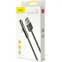 Usb Кабель-зарядка Lightning Baseus Iridescent Lamp Mobile 2.4A 1м (CAL7C-A01) черный