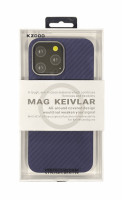 Накладка MagSafe для i-Phone 14 Pro K-Doo Mag Kevlar пластик фиолетовая