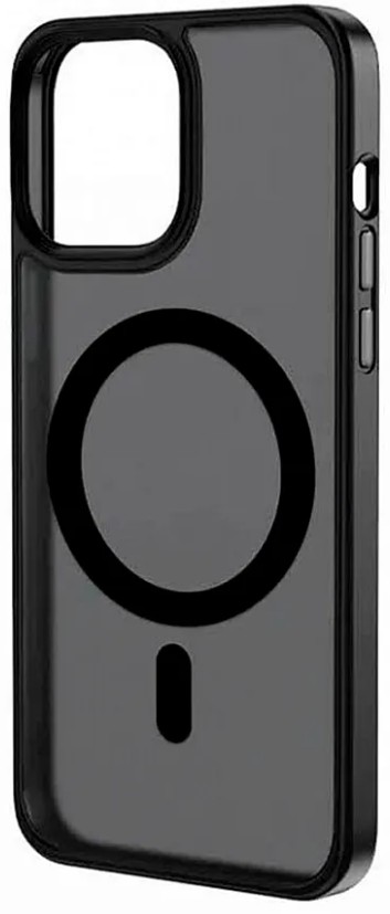 Накладка для i-Phone 14 Pro Max Keephone Alloy Magsafe матовый черный