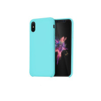 Накладка для i-Phone X Hoco Pure series силиконовая, мятная