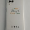 Чехол-накладка силикон 2.0мм Samsung Galaxy A22 4G прозрачный