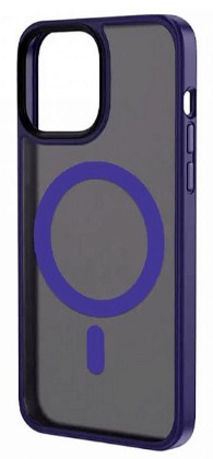 Накладка для i-Phone 14 Pro Keephone Alloy Magsafe матовый фиолетовый