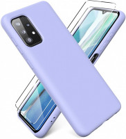 Накладка для Samsung Galaxy A52 Silicone cover лаванда