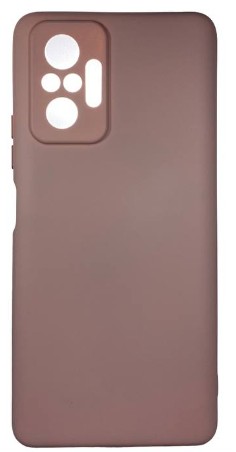 Накладка для Xiaomi Redmi Note 10 Pro/Pro Max Silicone cover пудро