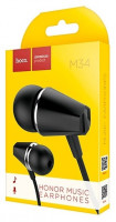Наушники с микрофоном Hoco M34 1.2м черные