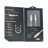 Usb Кабель-зарядка Type-C на Lightning Evelatus 60W 1,2м в тканевой оплетке белый