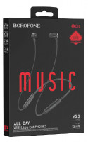 Беспроводные наушники для спорта Borofone BE58 черные
