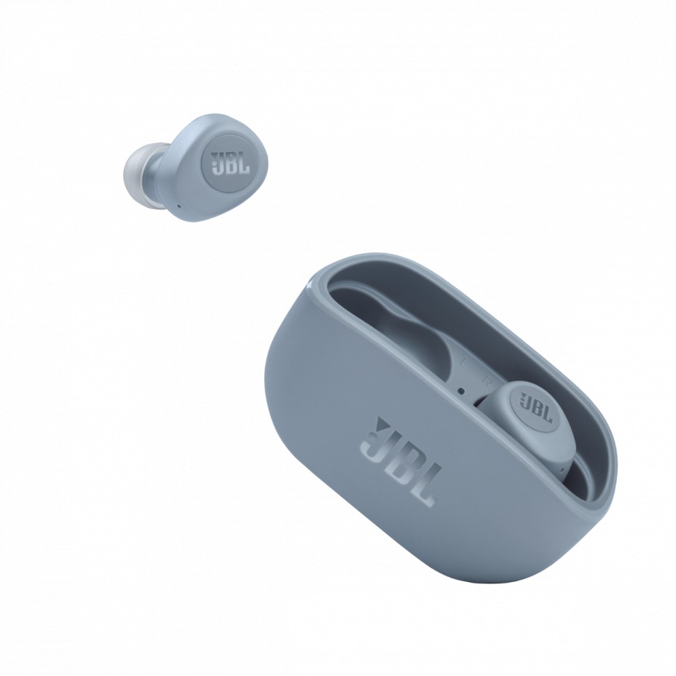 Беспроводные наушники TWS JBL W100 TWS BT5.0/46mAh/5ч синие