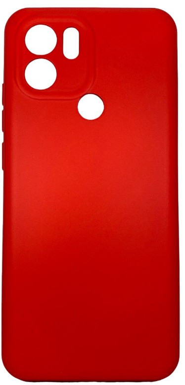 Накладка для Xiaomi Redmi A1+ Silicone cover без логотипа красная