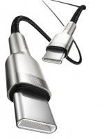 Кабель-зарядка Type-C на Type-C Baseus Cafule Metal 100W 1м CATJK-C01 черный