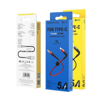 Usb Кабель-зарядка Type-C Borofone BX32 Munificent 3A 25см черный