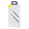Usb Кабель-зарядка Lightning Baseus Cafule 2.4A 25см (CALJK-01) черный