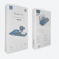 Беспроводное зарядное устройство WIWU 3in1 для Phone+Watch+Pods PA3IN1B черное