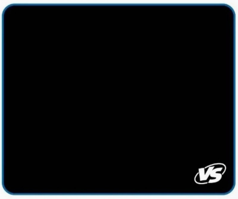 Perfeo Коврик для компьютерной мыши "Black", "Синий", (180*220*2 мм),ткань+резиновое основание