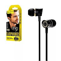 Наушники с микрофоном Hoco M37 Pleasant sound 1.2м черные
