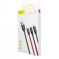 Usb Кабель-зарядка Lighting Baseus 3in1 i-Phone/Micro/Type-C CAMLT-BSY01