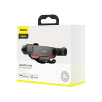 Держатель в автомобиль в воздуховод Baseus Lateral Gravity SUYL-HU01 серебристый