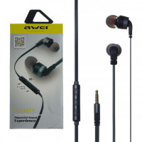 Стереонаушники AWEI с микрофоном ES-30TY черные