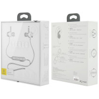 Bluetooth-гарнитура Baseus B16 (NGB16-02) серебристая