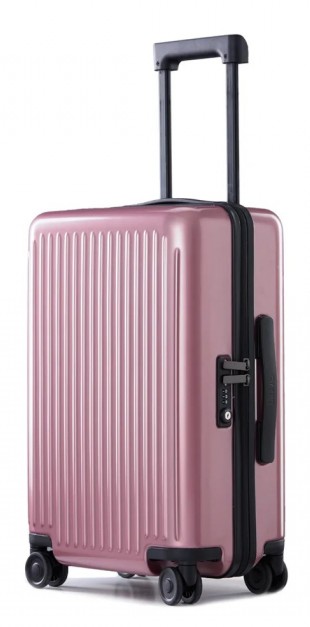 Чемодан Xiaomi 90 Points пластик 66 см, 26" 76л розовый