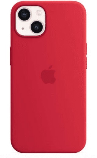 Silicon case Apple Magsafe 13 6.1 красный