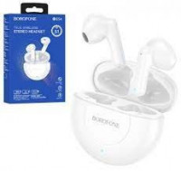 Беспроводные наушники TWS Borofone BE54 BT5.1/30mAh/3ч белые