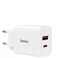 Сетевое зар. устр. Baseus Compact 20W EU 1USB/1C CCXJ-B02 белое