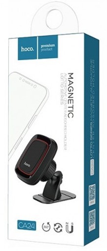 Держатель в автомобиль на торпеду Hoco CA24 магнитный черный