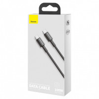 Кабель-зарядка Type-C на Type-C Baseus High Density Braided 100W 2м (CATGD-A01) чёрный