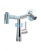 Выдвижной кухонный смеситель Xiaomi Mijia Pull-Out Basic Faucet S1 MJCLSMPLT01DB серебристый