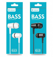 Наушники с микрофоном Celebrat G13 1.2м черные